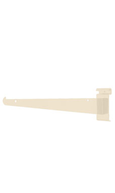 Made to Order 12" Wire Grid Shelf Bracket - Stoney White