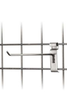 Boutique Raw Steel 10 inch Peg Hook for Wire Grid