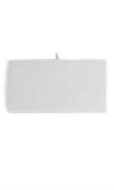 Large Rectangular White Faux Leather Jewelry Pad/Tray Liners
