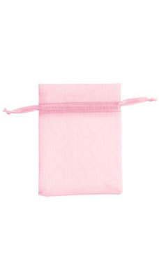 Pink Organza Bags 3" X 4"