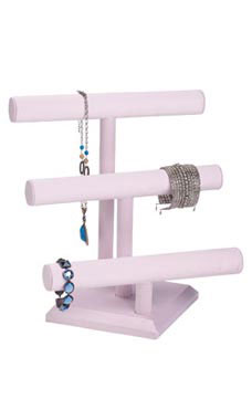 3-Tier Pink Jewelry Display
