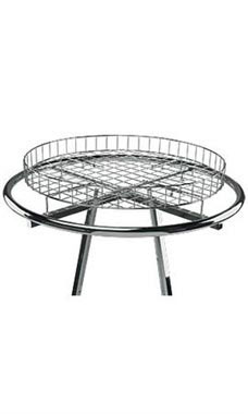 Wire Basket Round Clothing Rack Topper