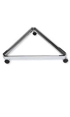 Triangular Chrome Wire Grid Wall Display Bases