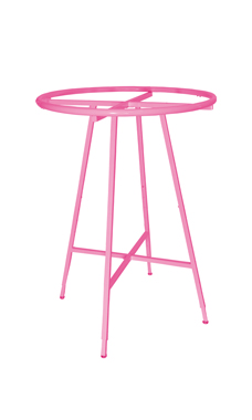 Hot-Pink-Collapsible-Round-Clothing-Rack-60693