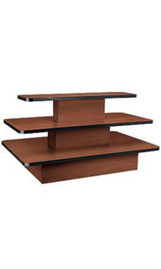 3-Tier Rectangle Cherry Table