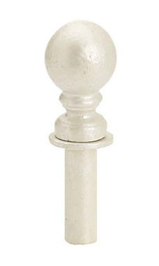 Boutique Ivory Ball Finial for Counter Merchandise Hooks