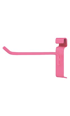 6 inch Hot Pink Peg Hook for Wire Grid