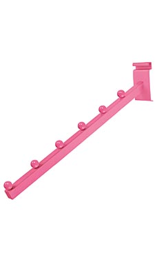 Hot Pink 6-Ball Waterfall Square Faceout Tube for Wire Grid