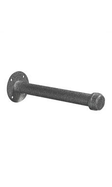 Made to Order 10" Pipe Faceout Wall Mount - Silver Vein