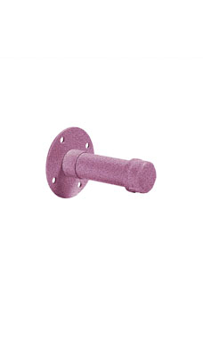 Made to Order 4.5" Pipe Faceout Wall Mount - Lavender Silver Vein