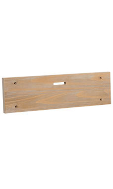 Natural Grain Caramel Oak Wall Mount Single Slot Board