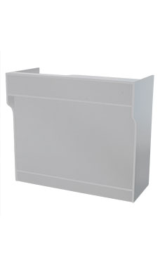 70 inch Gray Ledgetop Service Counter Fully Assembled