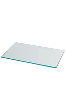 10 x 16 Tempered 3/16 Glass Shelf - Box of 10