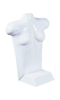 Female Upper Body Mannequin Form - White