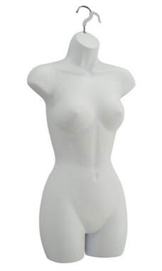 Shapely Woman's Form- Frosted