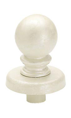 Boutique Ivory Ball Finial for Dressmaker Forms