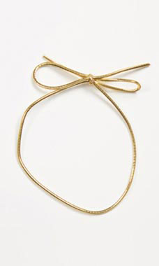 8 inch Shiny Gold Elastic Stretch Loops for Jewelry Boxes