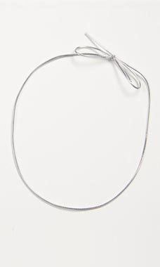 16 inch Shiny Silver Elastic Stretch Loops for Gift Boxes