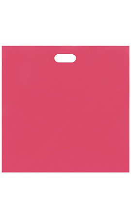 Low-Density Pink Plastic Merchandise Bags - 20" x 20" x 5"