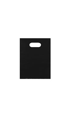 Small Lightweight Low Density Black Merchandise Bags - Case of 1,000
