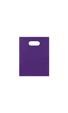 Small Lightweight Low Density Purple Merchandise Bags - Case of 1,000