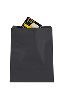 Large - Black Paper Merchandise Bags - Case of 500