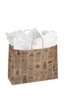 Medium Newsprint Kraft Paper Bags