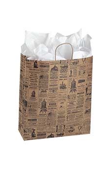 Large Newsprint Kraft Paper Bags