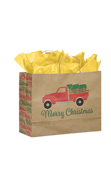 Large-Christmas-Truck-Paper-Shopping-Bag-Case-of-100-93506