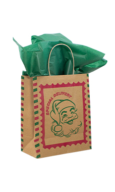 Medium-Santa-Stamp-Paper-Shopping-Bags-Case-of-100-93508