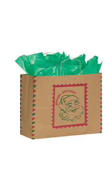Large-Santa-Stamp-Paper-Shopping-Bags-Case-of-100-93510