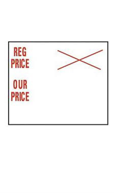 our price tag