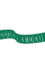 Green 60 foot Metallic Fringe Pennant