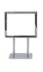5 ½ x 7 inch Twin Stem Metal Countertop Sign Holder