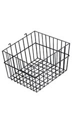 12 x 12 x 8 inch Black Mini Wire Grid Basket for Wire Grid