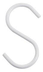 4 inch White S-Hooks