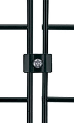 Black Wire Grid Panel Connector