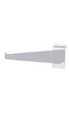 8 inch White Shelf Bracket for Slatwall