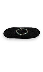 Small Oval Black Velvet Jewelry Pad/Tray Liners