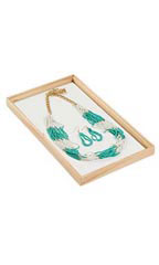 15 x 8 ½ x 1 inch Natural Wood Jewelry Tray