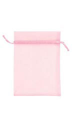 5 x 7 inch Pink Organza Drawstring Pouches