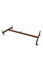 Made to Order 48"L Wire Grid Gondola Base with Casters