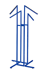 Semi-Custom Fine Textured Royal Blue 4-Way Rack with Slant Arms