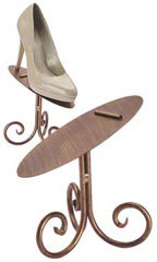 Boutique Cobblestone 6 inch Shoe Display Stand