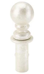 Boutique Ivory Ball Round Fitting Finial