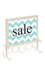 Boutique Ivory 7 ¼ x 7 inch Countertop Sign Holder