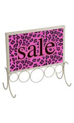 Boutique Ivory 7 x 11 inch Countertop Sign Holder