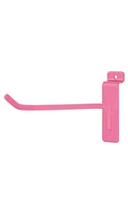 6 inch Hot Pink Slatwall Hook