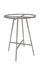 Boutique Raw Steel Collapsible Round Clothing Rack