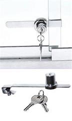 Ratchet Lock with Keys for Display Cases